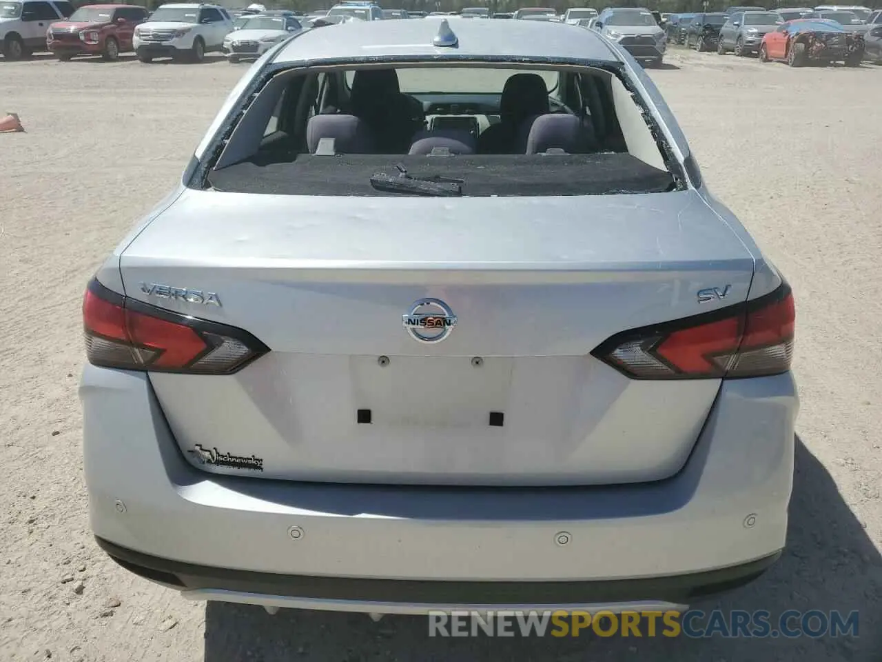 6 fotografías del automóvil dañado 3N1CN8EVXML886566 NISSAN VERSA 2021