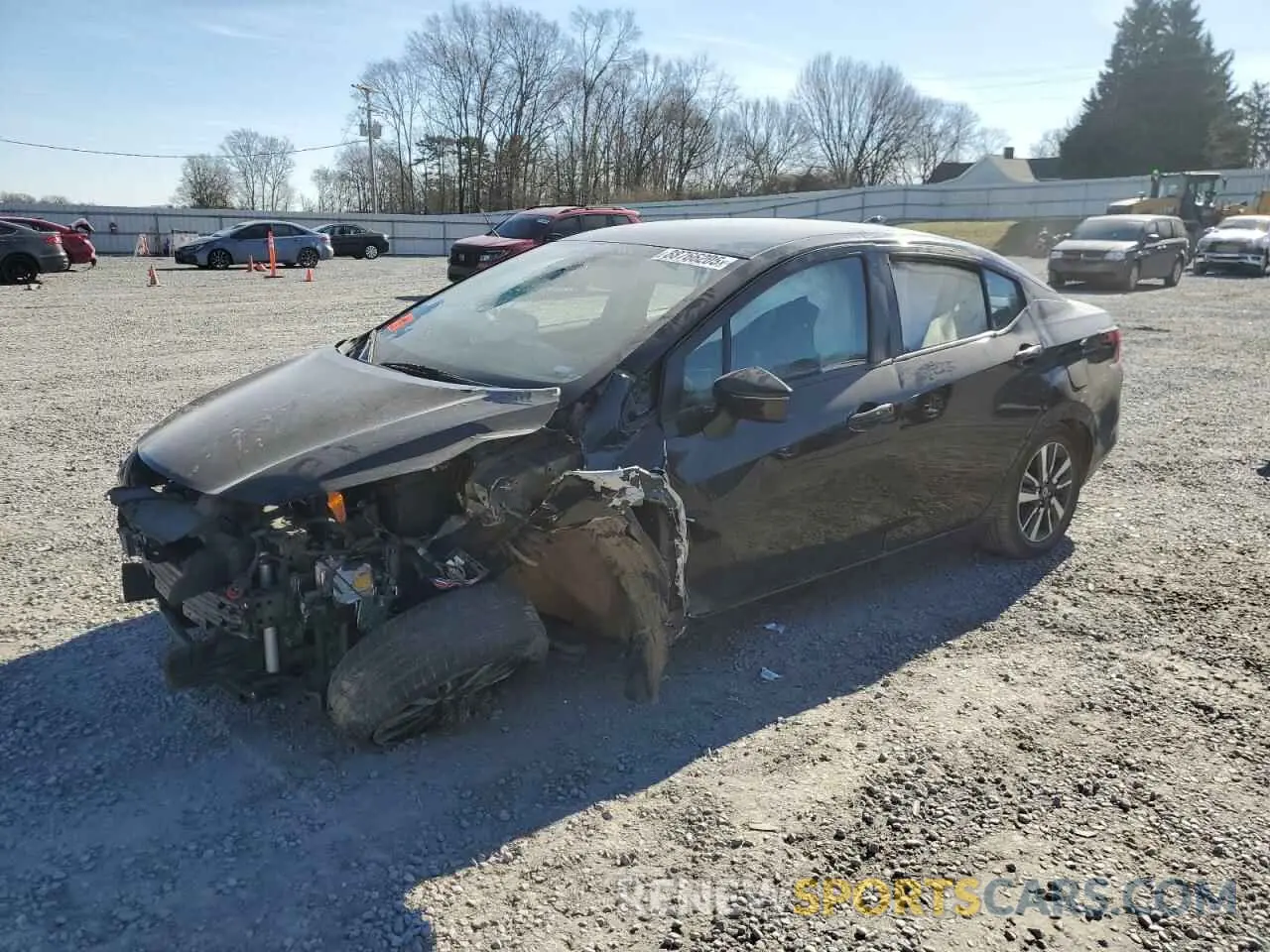 1 fotografías del automóvil dañado 3N1CN8EVXML889855 NISSAN VERSA 2021