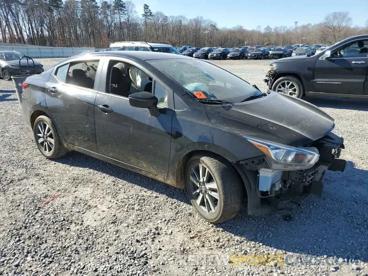 4 fotografías del automóvil dañado 3N1CN8EVXML889855 NISSAN VERSA 2021