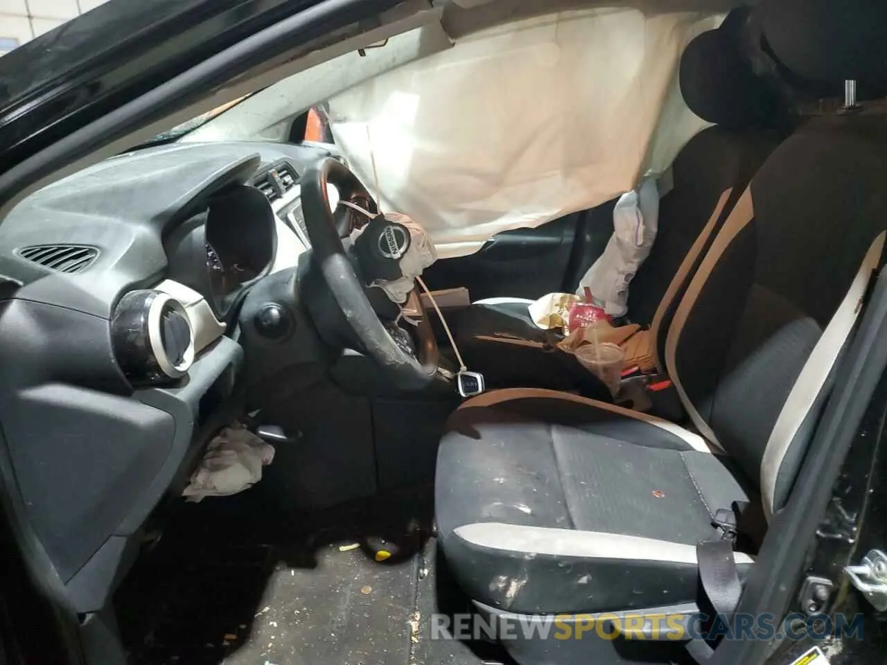 7 fotografías del automóvil dañado 3N1CN8EVXML894666 NISSAN VERSA 2021