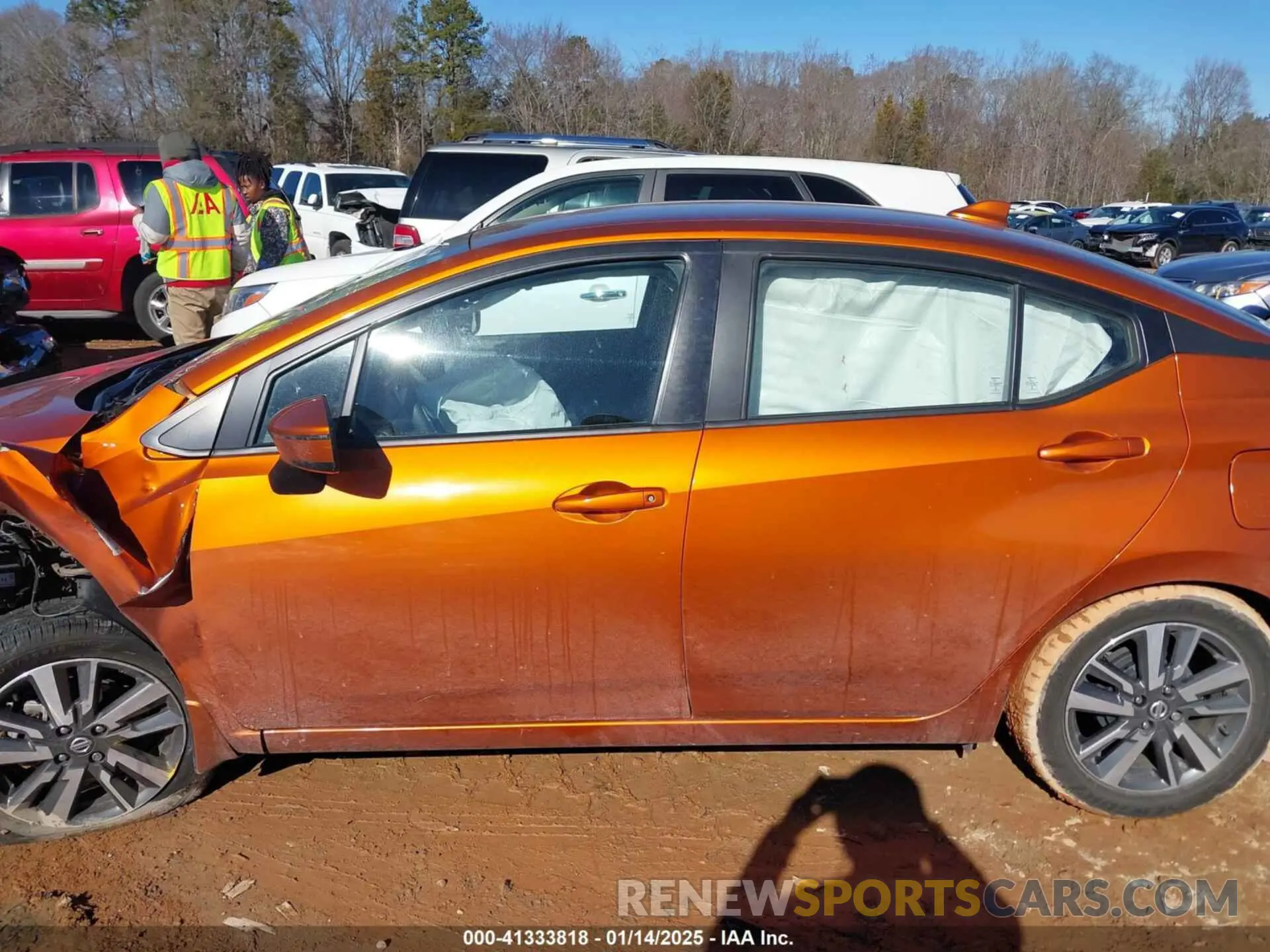 14 fotografías del automóvil dañado 3N1CN8EVXML916956 NISSAN VERSA 2021
