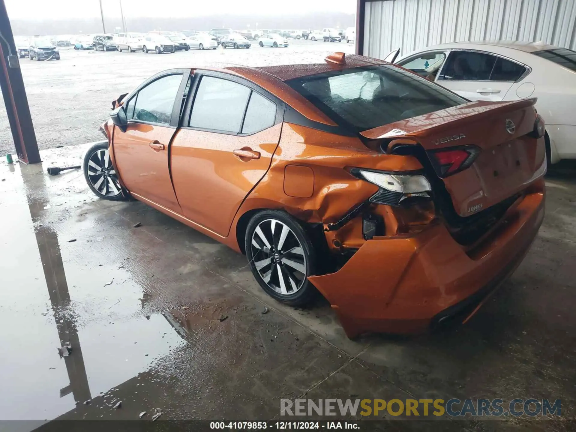 3 fotografías del automóvil dañado 3N1CN8FV3ML916179 NISSAN VERSA 2021