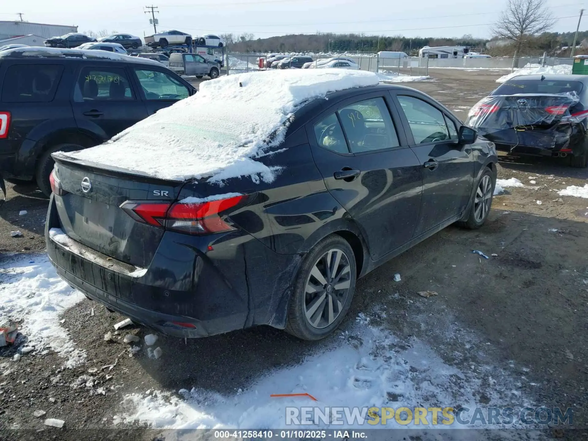 4 fotografías del automóvil dañado 3N1CN8FV4ML818665 NISSAN VERSA 2021