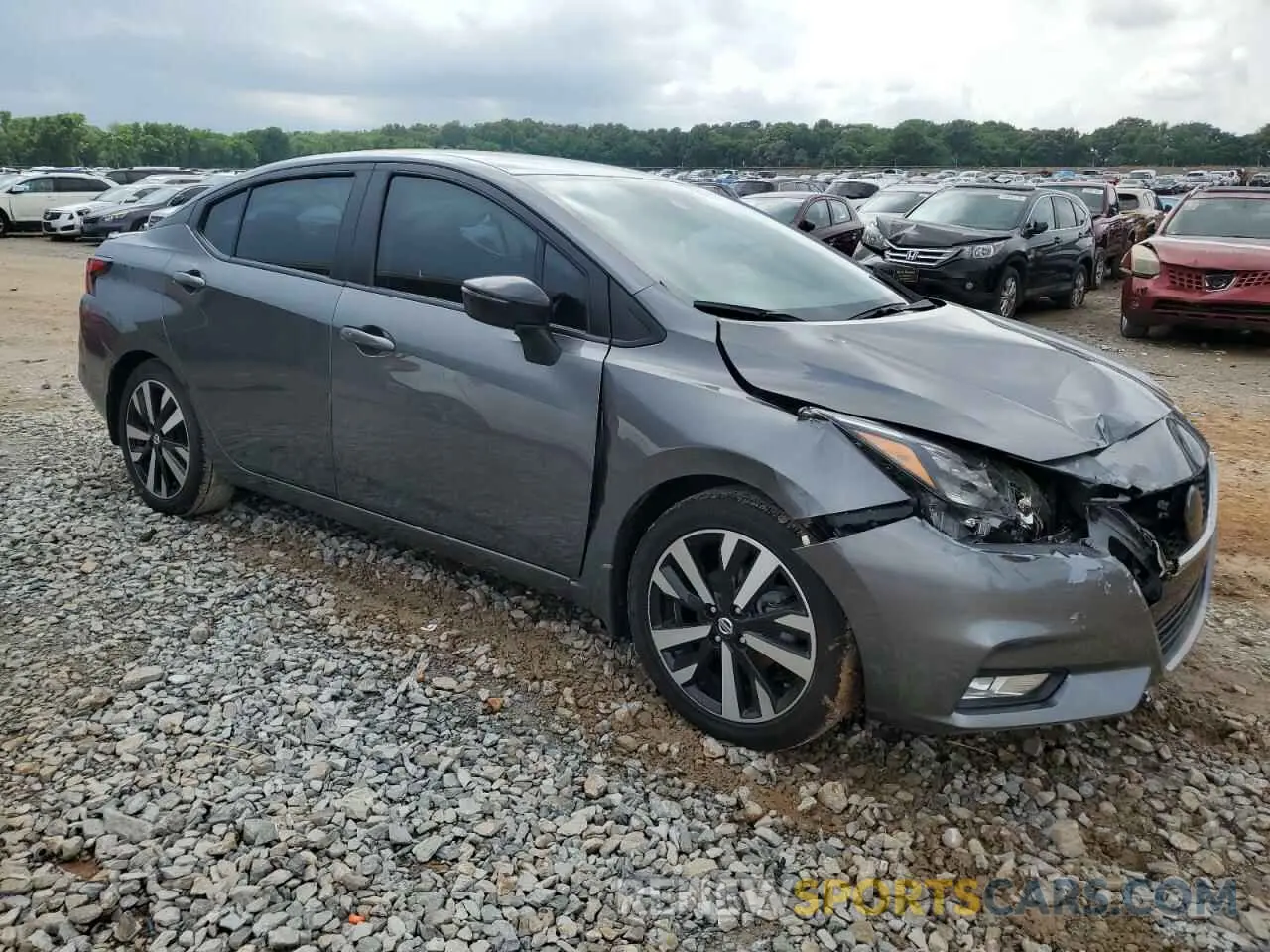 4 fotografías del automóvil dañado 3N1CN8FV4ML913498 NISSAN VERSA 2021