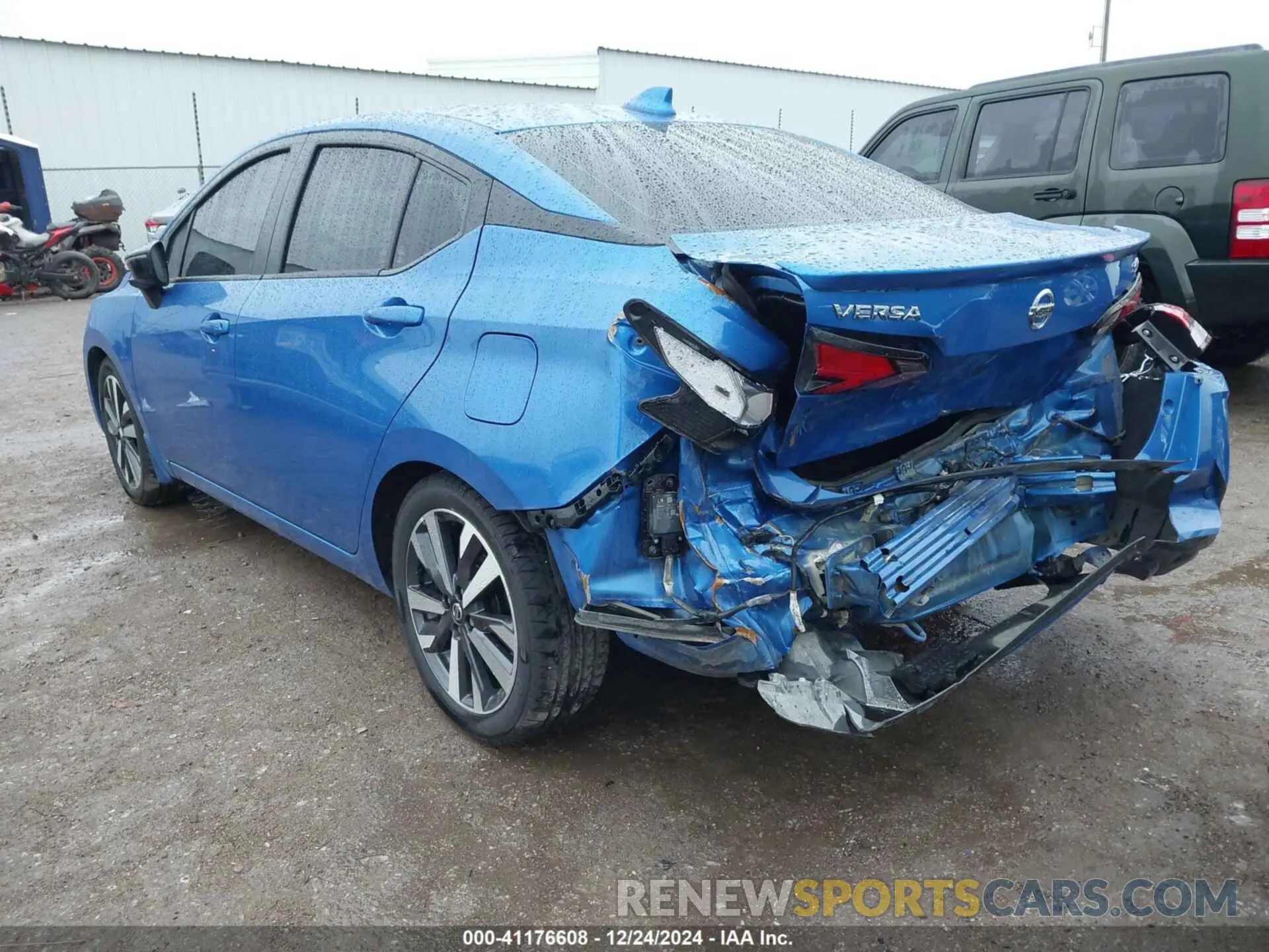3 fotografías del automóvil dañado 3N1CN8FV7ML873370 NISSAN VERSA 2021