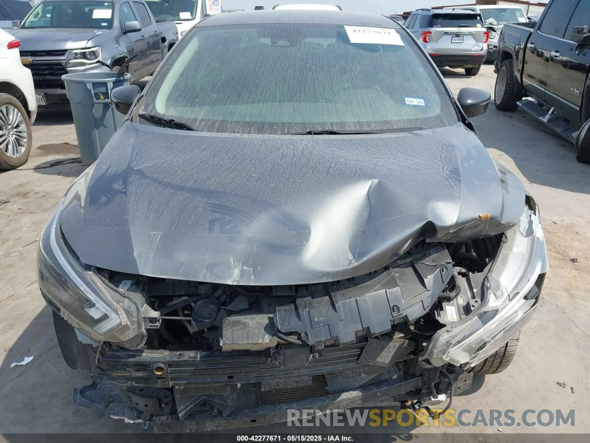 12 fotografías del automóvil dañado 3N1CN8FV8ML820600 NISSAN VERSA 2021