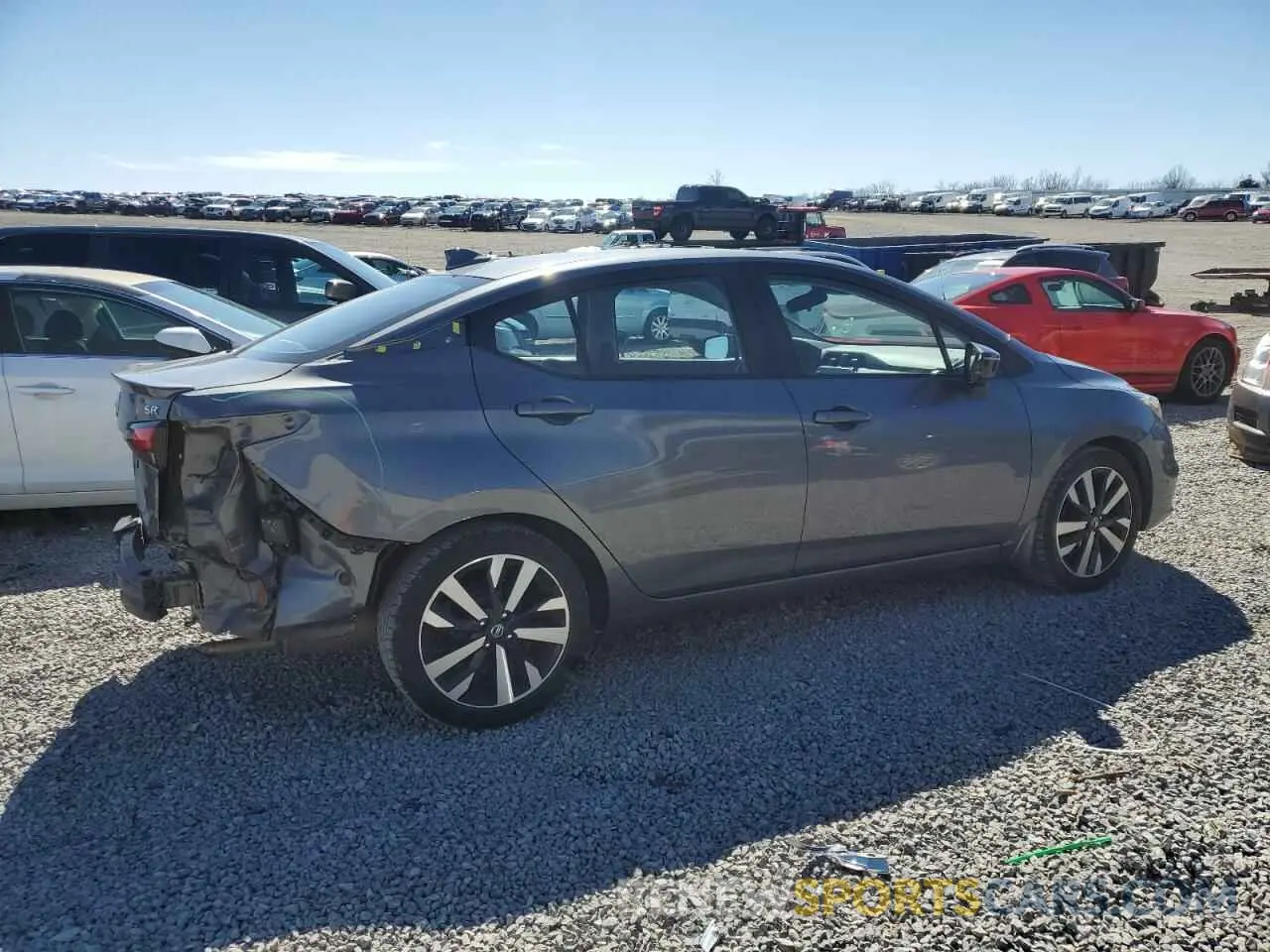 3 fotografías del automóvil dañado 3N1CN8FV9ML923475 NISSAN VERSA 2021