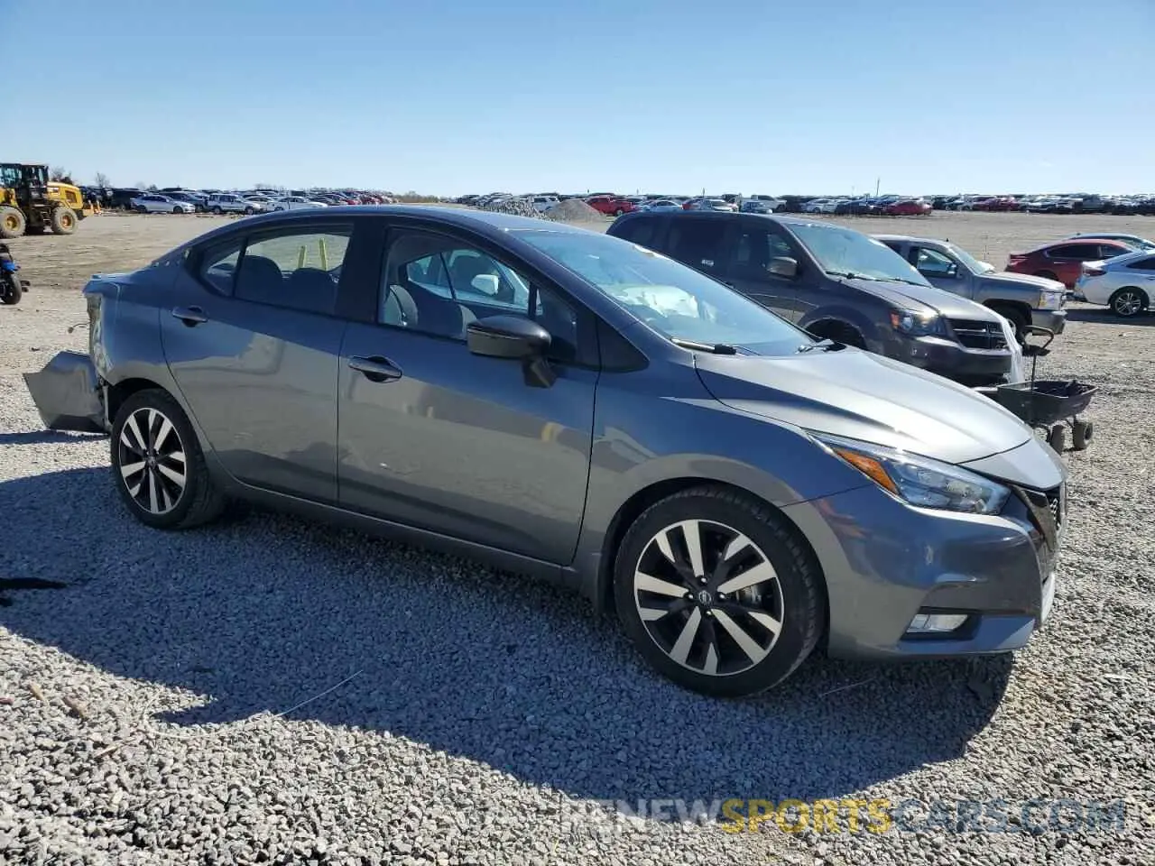 4 fotografías del automóvil dañado 3N1CN8FV9ML923475 NISSAN VERSA 2021