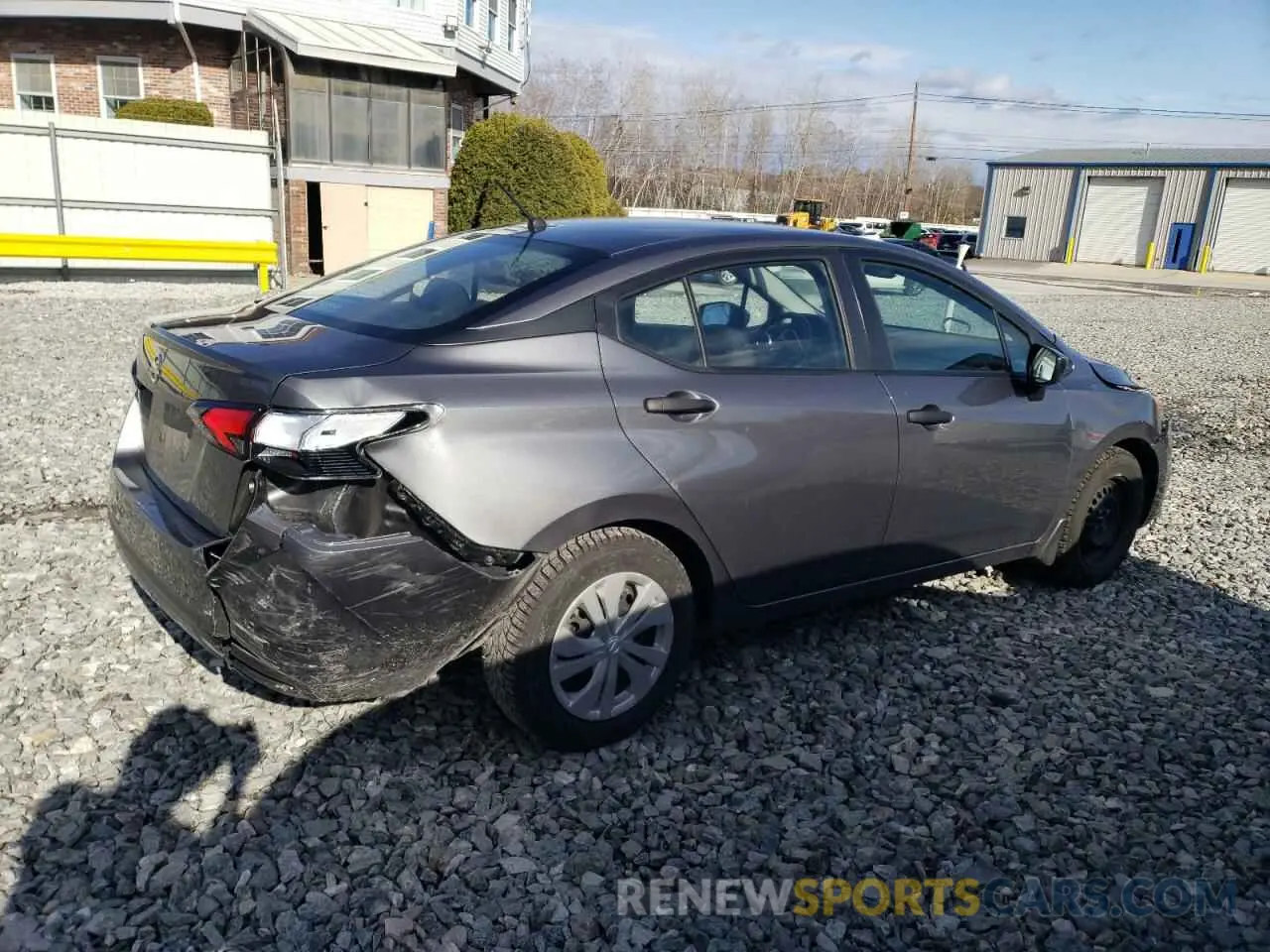 3 fotografías del automóvil dañado 3N1CN8BV8NL855905 NISSAN VERSA 2022
