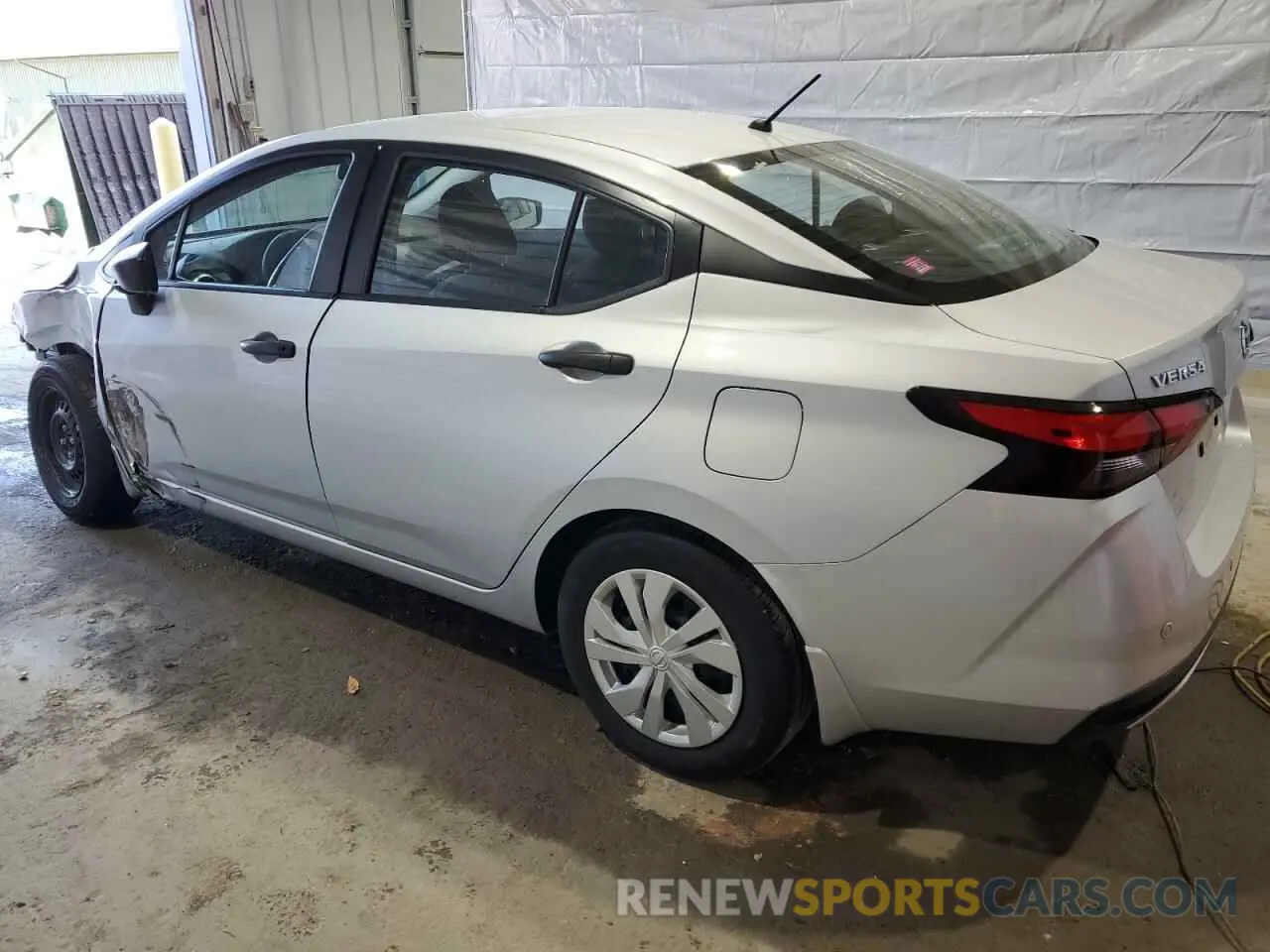 2 fotografías del automóvil dañado 3N1CN8BVXNL856134 NISSAN VERSA 2022