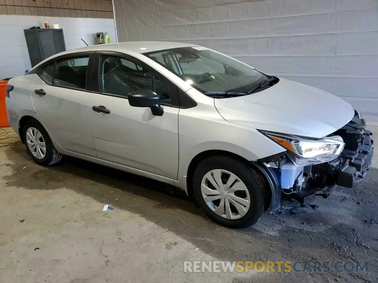 4 fotografías del automóvil dañado 3N1CN8BVXNL856134 NISSAN VERSA 2022