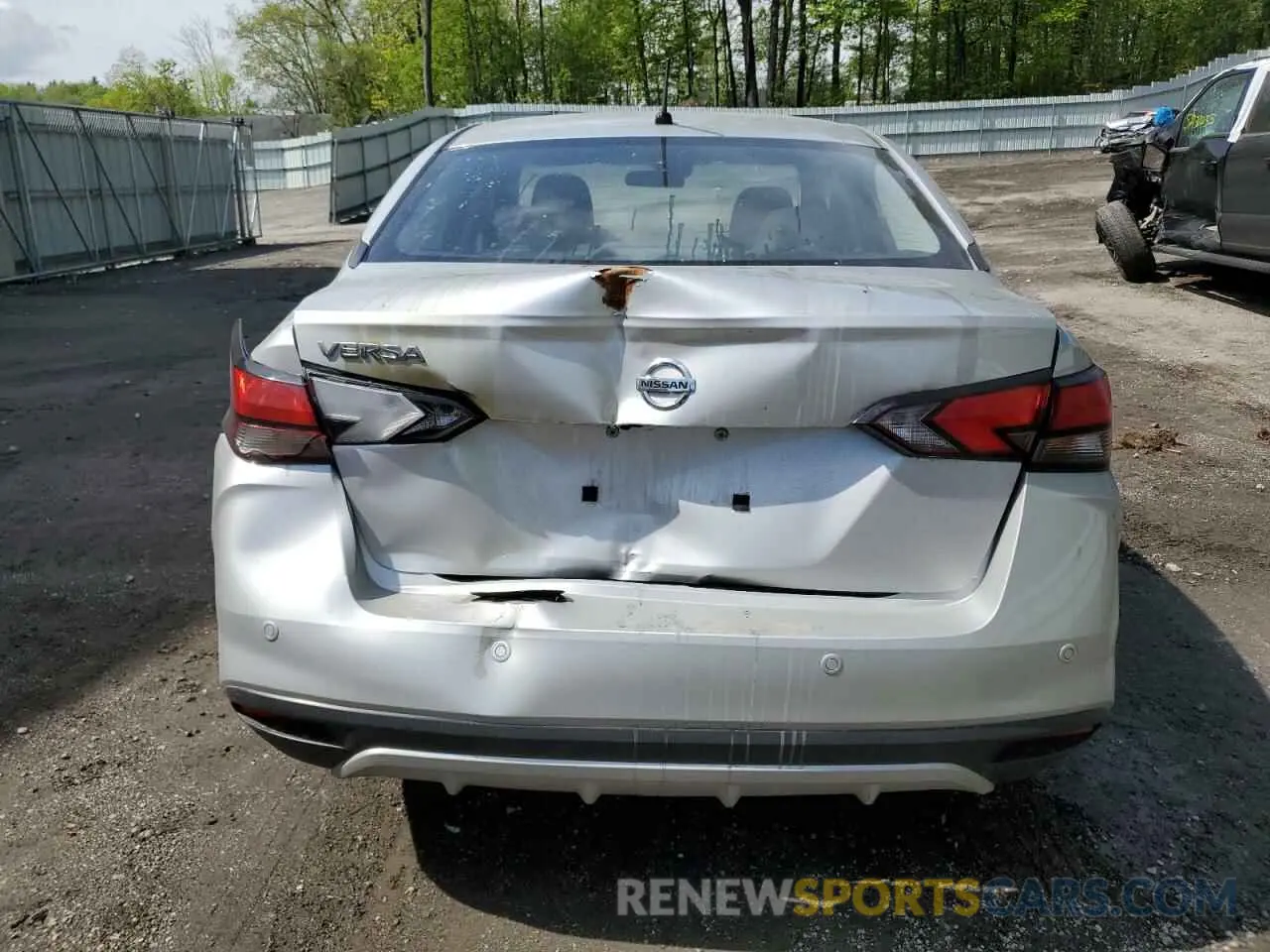 6 fotografías del automóvil dañado 3N1CN8DV6NL861215 NISSAN VERSA 2022