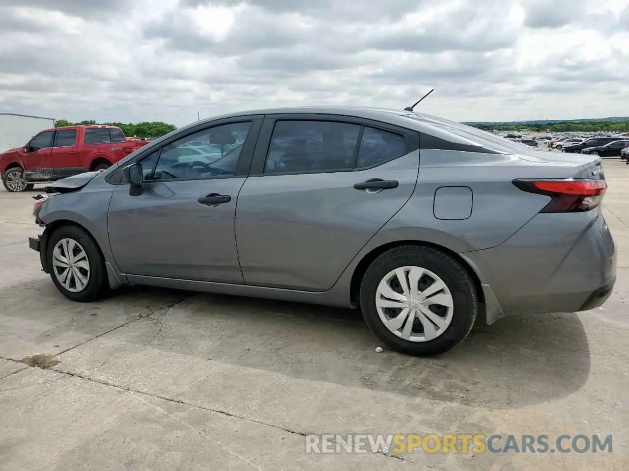 2 fotografías del automóvil dañado 3N1CN8DV7NL820348 NISSAN VERSA 2022