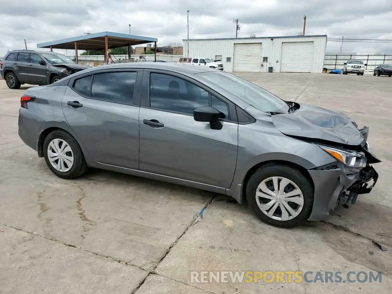 4 fotografías del automóvil dañado 3N1CN8DV7NL820348 NISSAN VERSA 2022