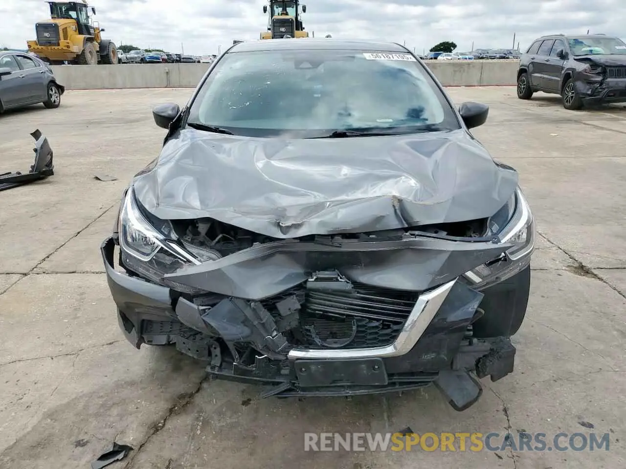 5 fotografías del automóvil dañado 3N1CN8DV7NL820348 NISSAN VERSA 2022