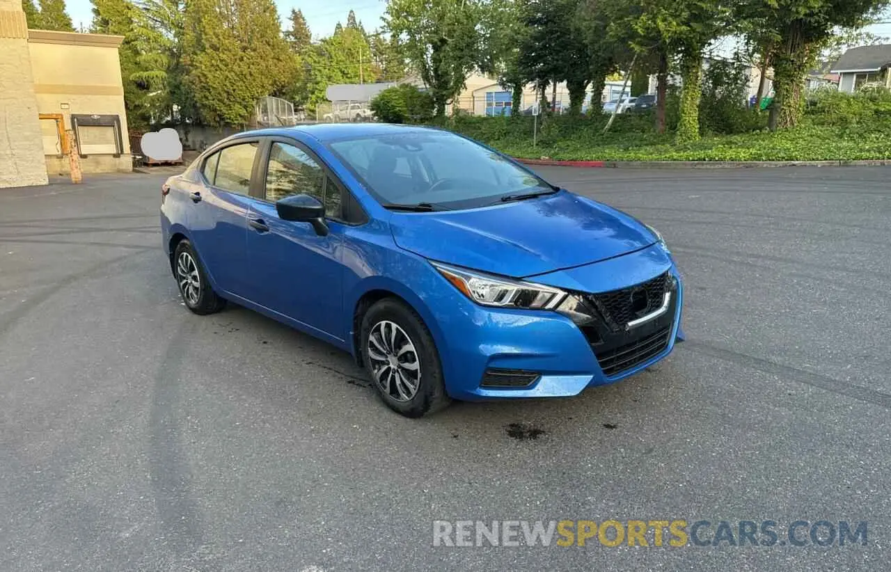 1 fotografías del automóvil dañado 3N1CN8DV7NL832578 NISSAN VERSA 2022