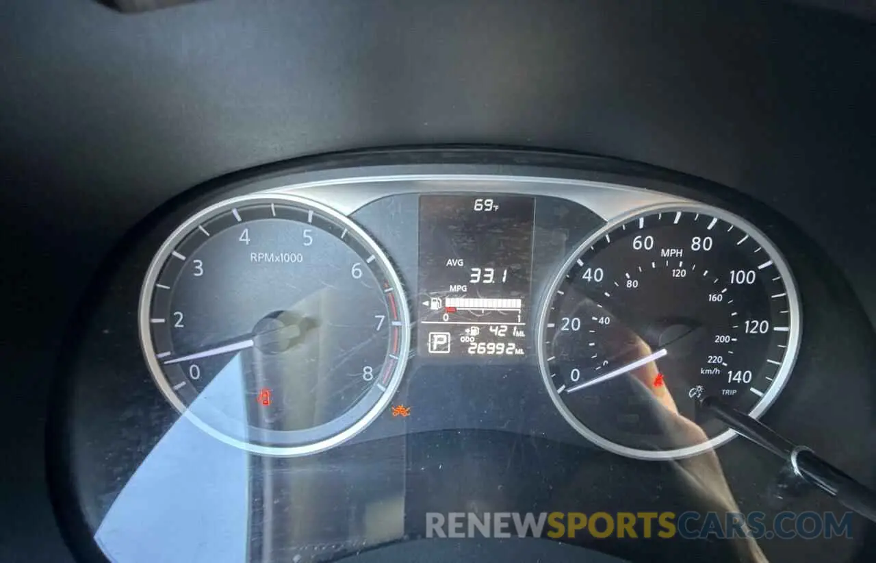 8 fotografías del automóvil dañado 3N1CN8DV7NL832578 NISSAN VERSA 2022