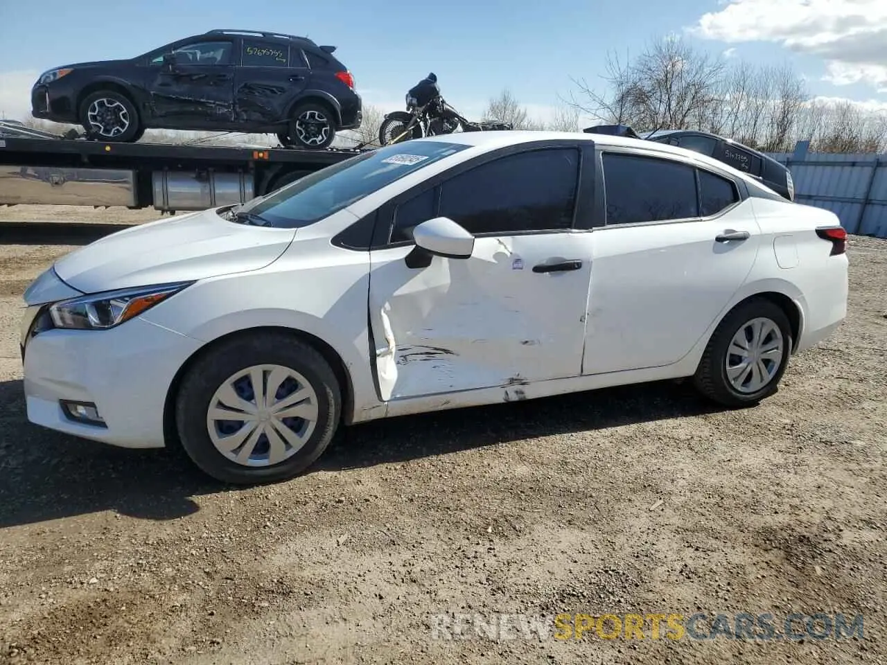 1 fotografías del automóvil dañado 3N1CN8DV7NL851714 NISSAN VERSA 2022
