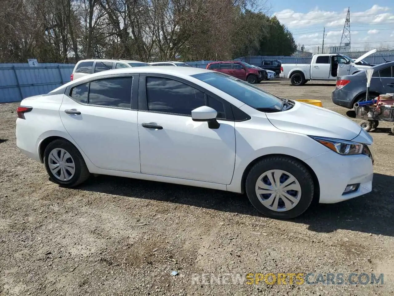4 fotografías del automóvil dañado 3N1CN8DV7NL851714 NISSAN VERSA 2022
