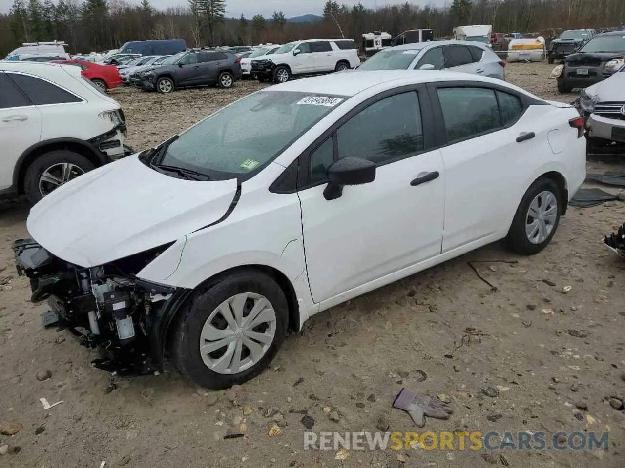 1 fotografías del automóvil dañado 3N1CN8DV8NL823811 NISSAN VERSA 2022