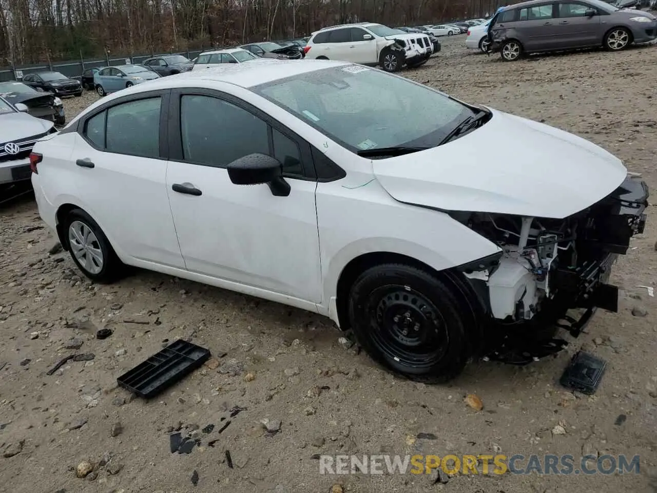 4 fotografías del automóvil dañado 3N1CN8DV8NL823811 NISSAN VERSA 2022