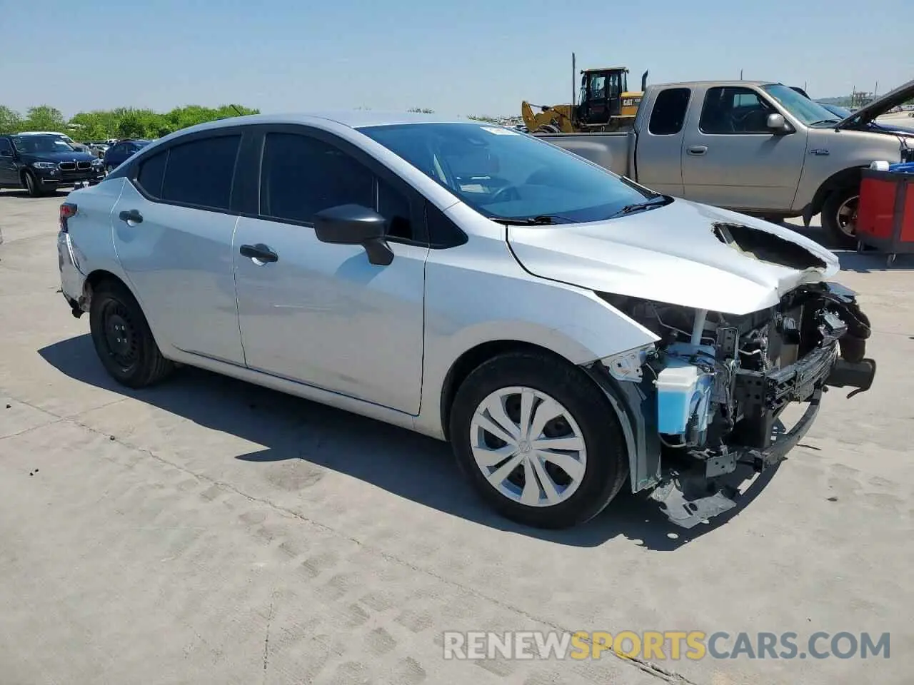 4 fotografías del automóvil dañado 3N1CN8DV8NL841550 NISSAN VERSA 2022