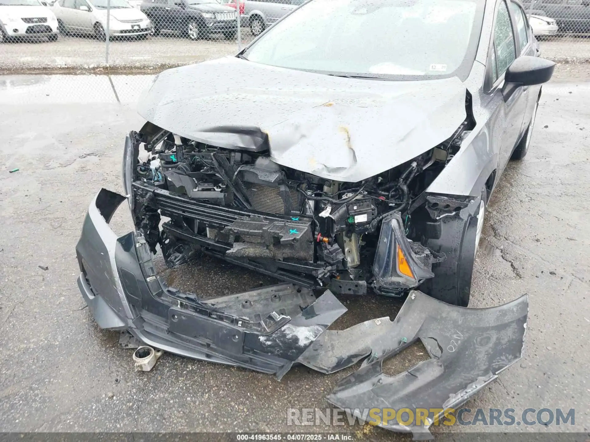 6 fotografías del automóvil dañado 3N1CN8DV9NL821341 NISSAN VERSA 2022