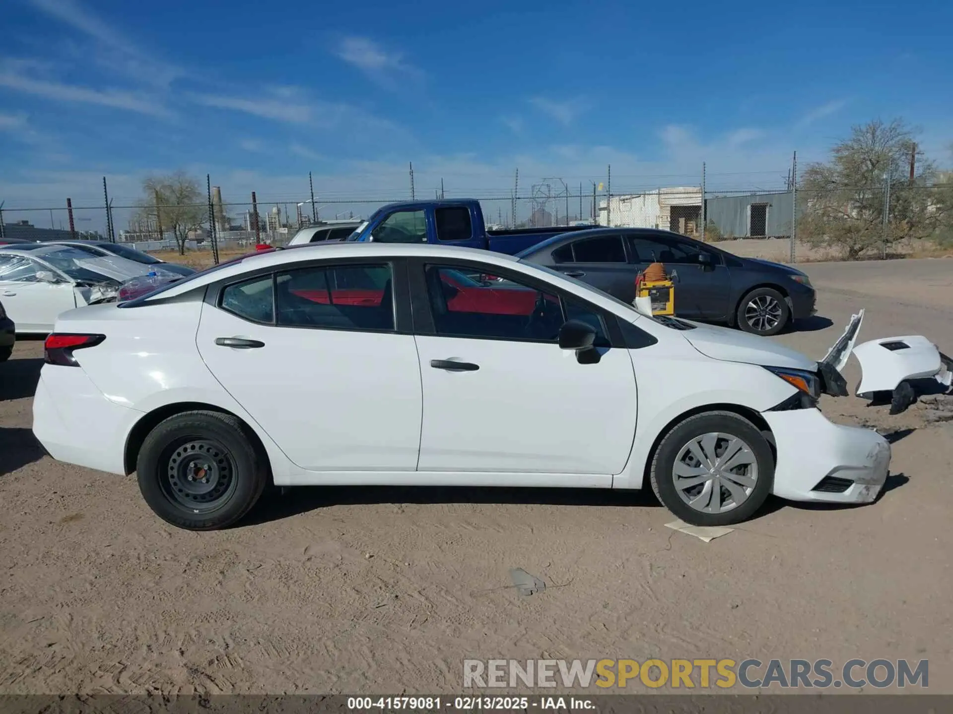 14 fotografías del automóvil dañado 3N1CN8DVXNL841548 NISSAN VERSA 2022