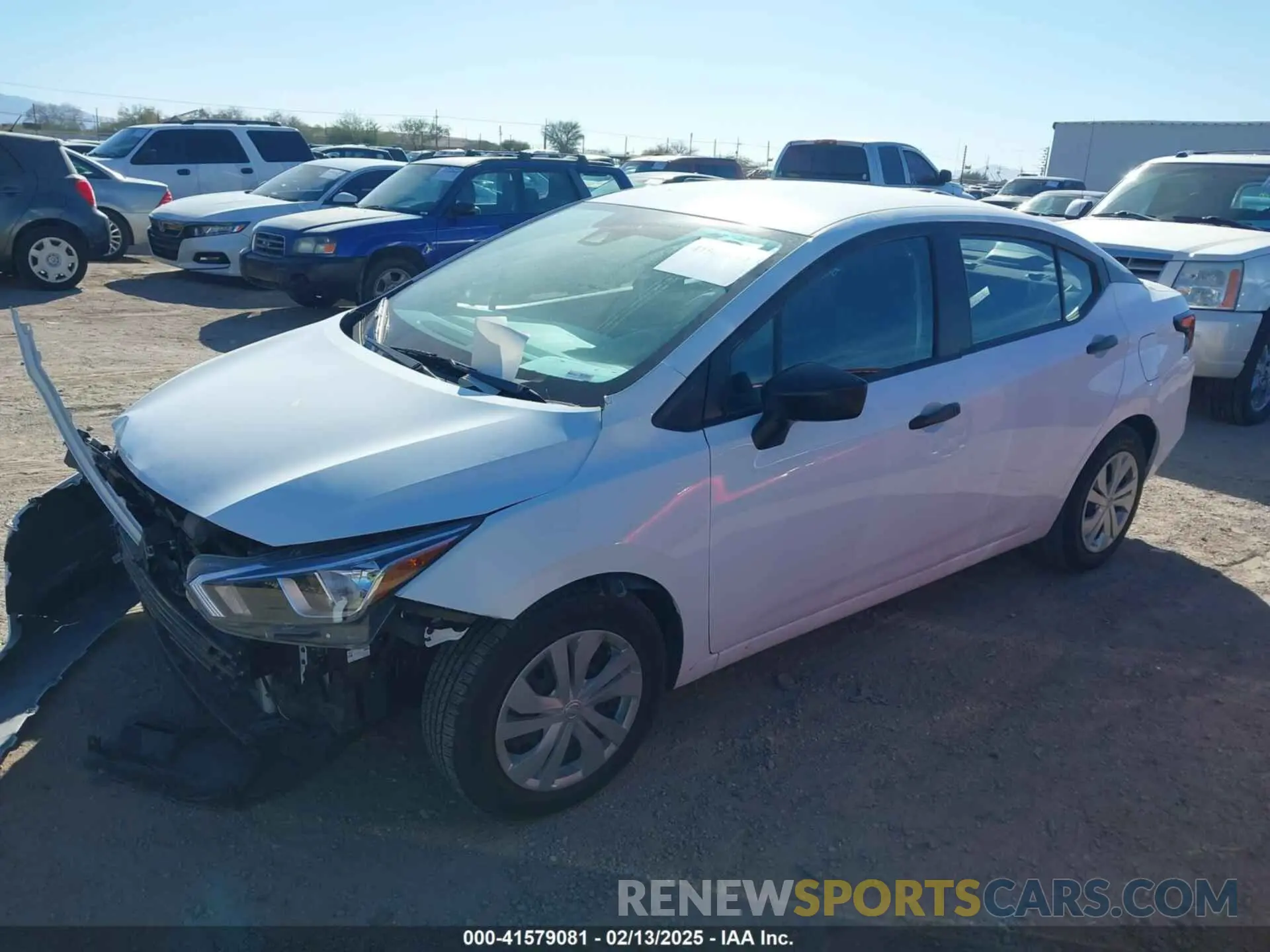 2 fotografías del automóvil dañado 3N1CN8DVXNL841548 NISSAN VERSA 2022