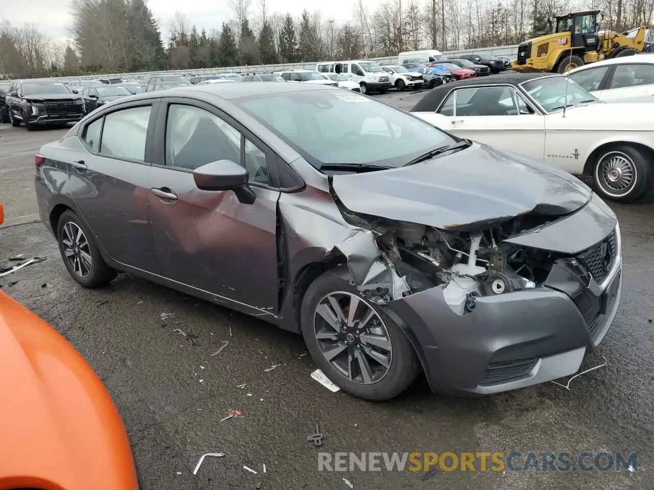 4 fotografías del automóvil dañado 3N1CN8EV0NL839452 NISSAN VERSA 2022