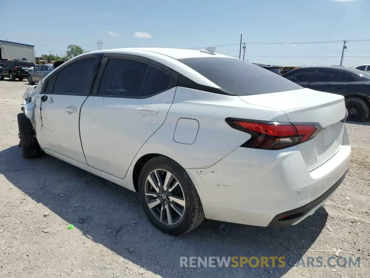 2 fotografías del automóvil dañado 3N1CN8EV1NL852274 NISSAN VERSA 2022