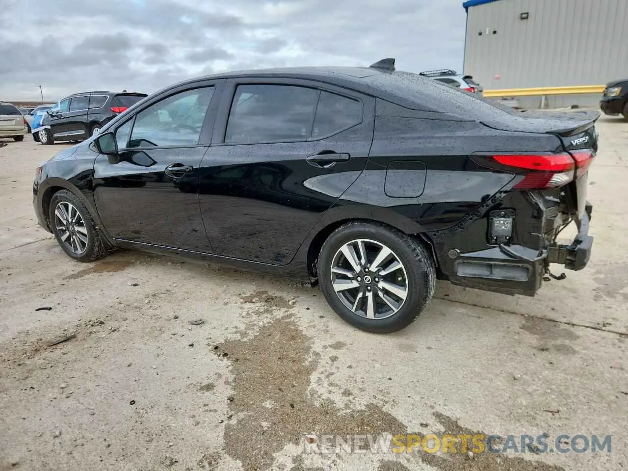 2 fotografías del automóvil dañado 3N1CN8EV2NL863297 NISSAN VERSA 2022