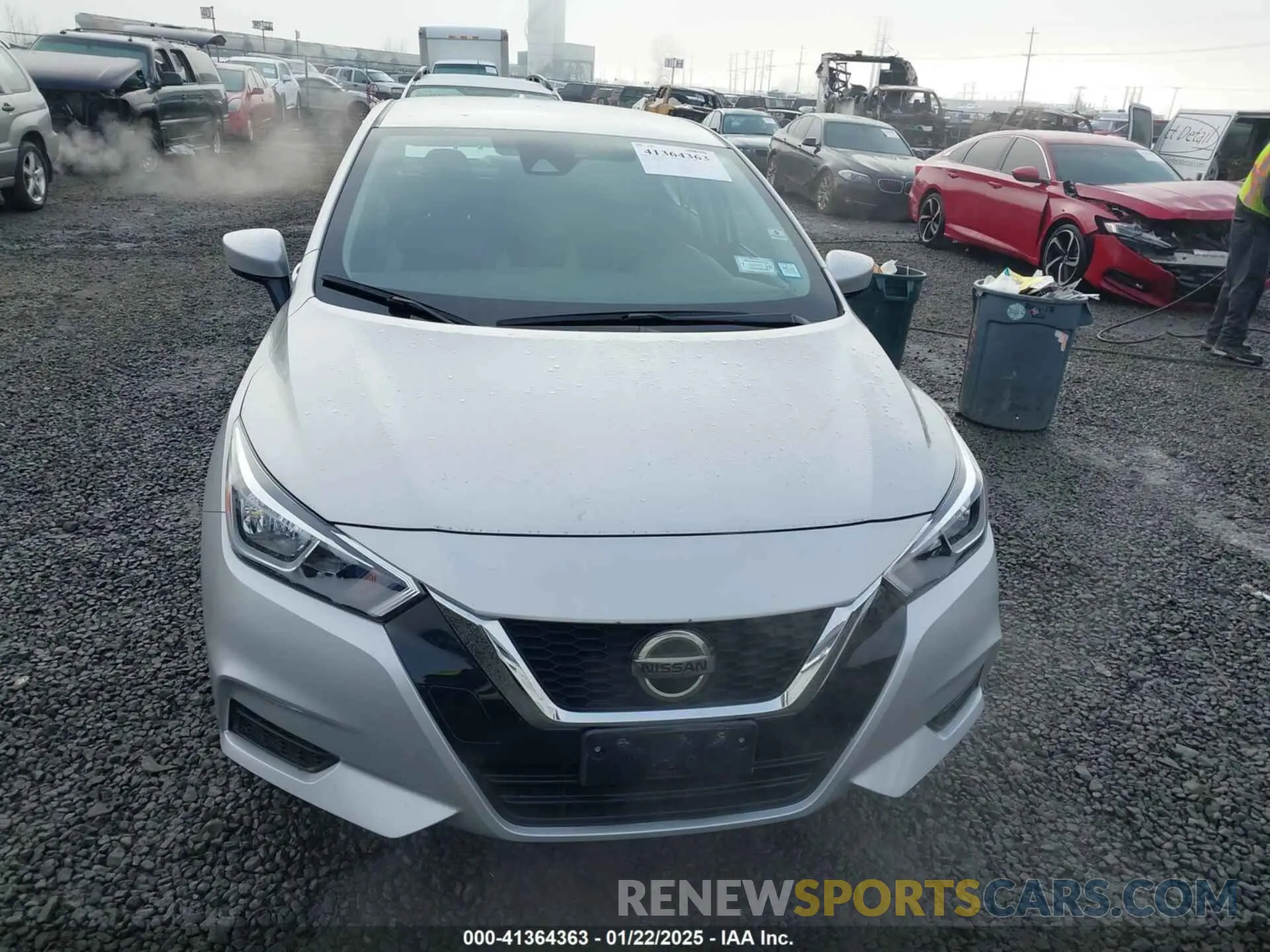 12 fotografías del automóvil dañado 3N1CN8EV4NL848302 NISSAN VERSA 2022