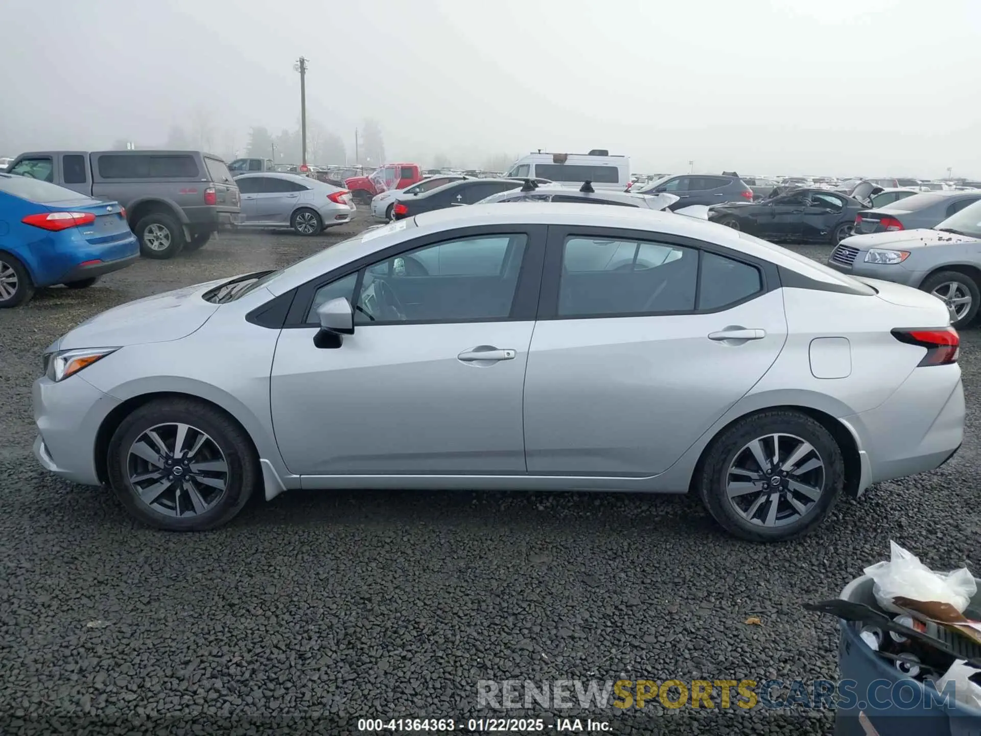 14 fotografías del automóvil dañado 3N1CN8EV4NL848302 NISSAN VERSA 2022