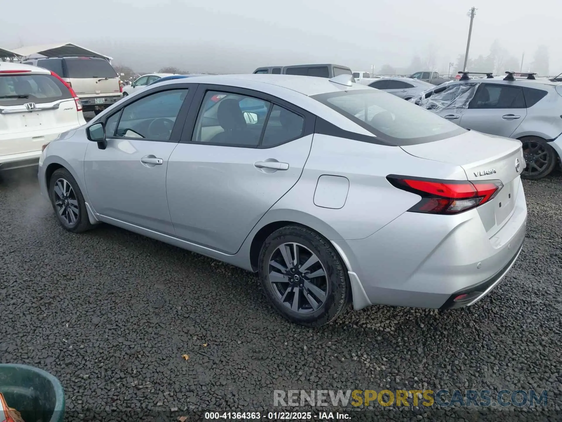 3 fotografías del automóvil dañado 3N1CN8EV4NL848302 NISSAN VERSA 2022