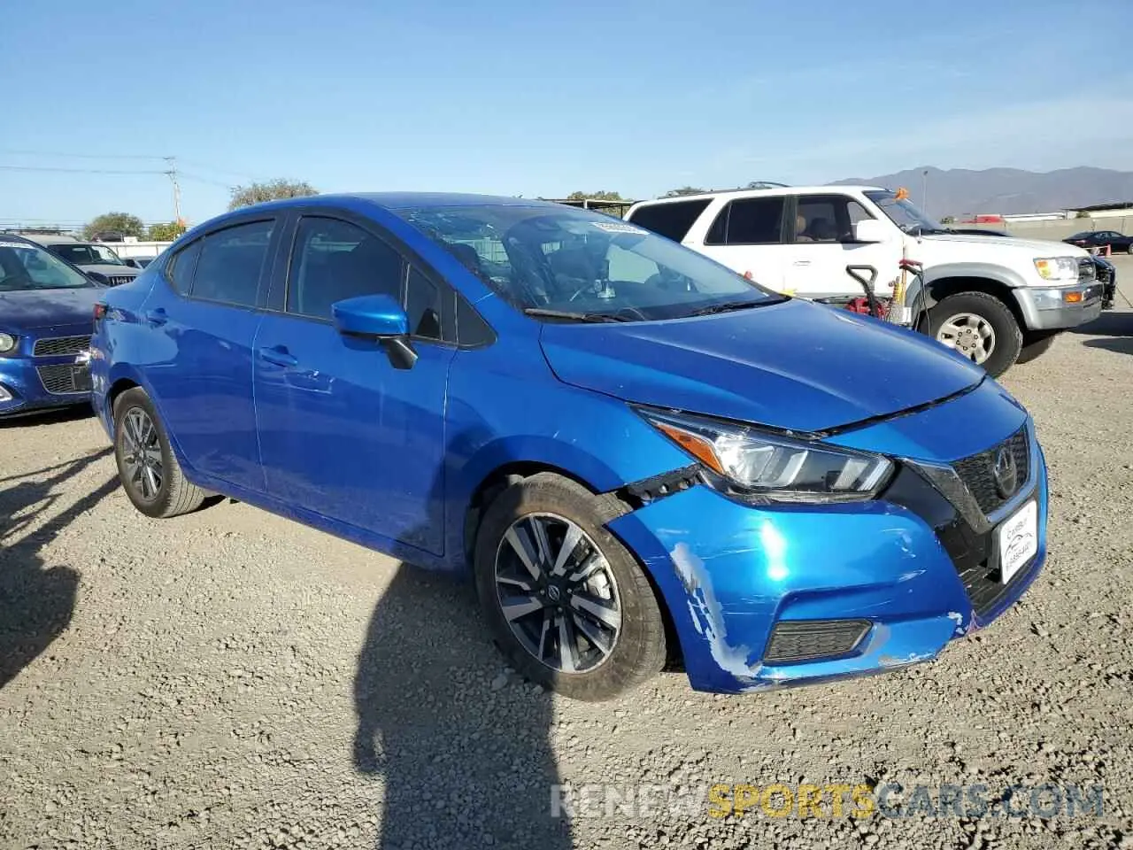 4 fotografías del automóvil dañado 3N1CN8EV7NL839335 NISSAN VERSA 2022
