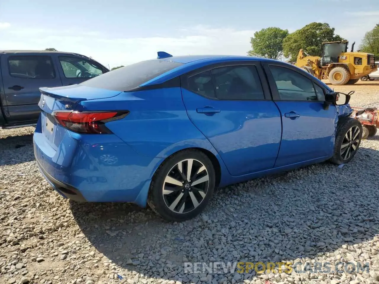 3 fotografías del automóvil dañado 3N1CN8FV1NL838650 NISSAN VERSA 2022