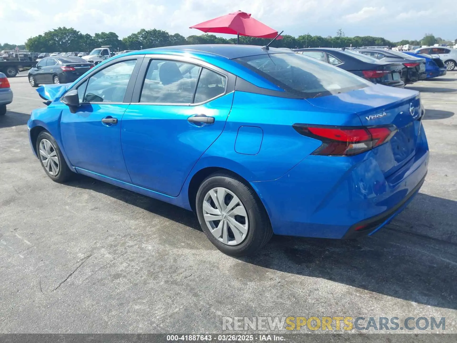 3 fotografías del automóvil dañado 3N1CN8DV1PL823183 NISSAN VERSA 2023