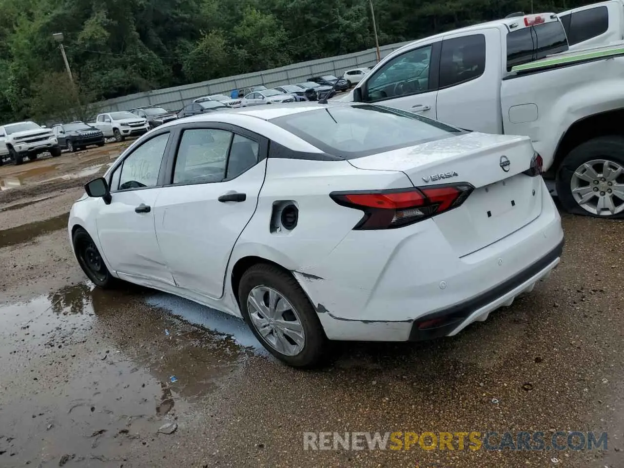 2 fotografías del automóvil dañado 3N1CN8DV1PL829498 NISSAN VERSA 2023