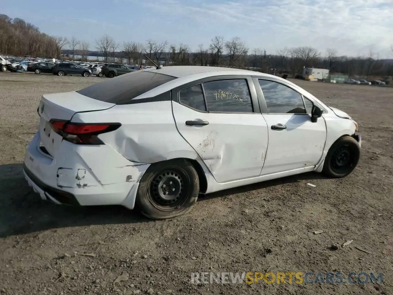 3 fotografías del automóvil dañado 3N1CN8DV1PL860282 NISSAN VERSA 2023
