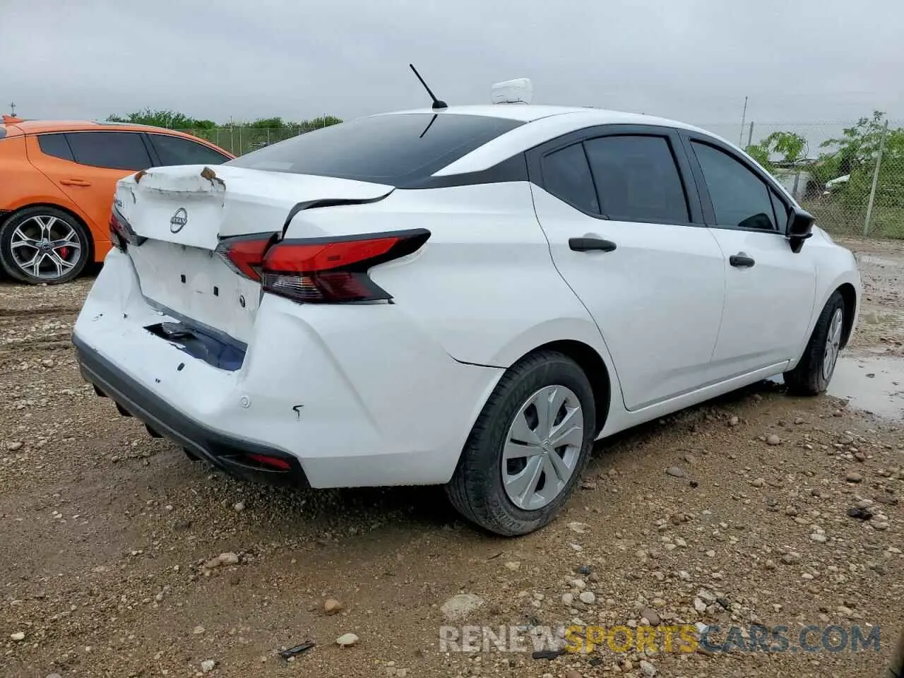3 fotografías del automóvil dañado 3N1CN8DV4PL819564 NISSAN VERSA 2023