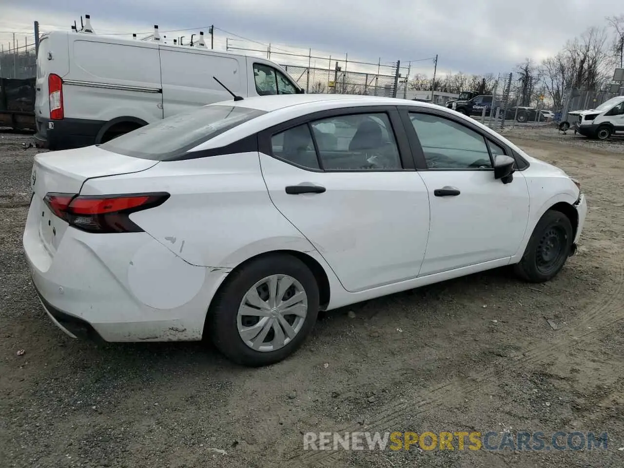 3 fotografías del automóvil dañado 3N1CN8DV4PL823551 NISSAN VERSA 2023
