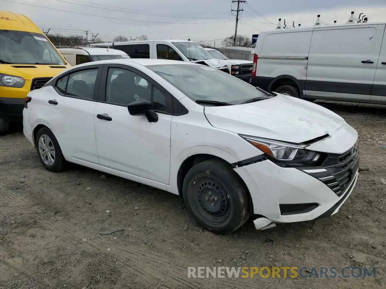 4 fotografías del automóvil dañado 3N1CN8DV4PL823551 NISSAN VERSA 2023