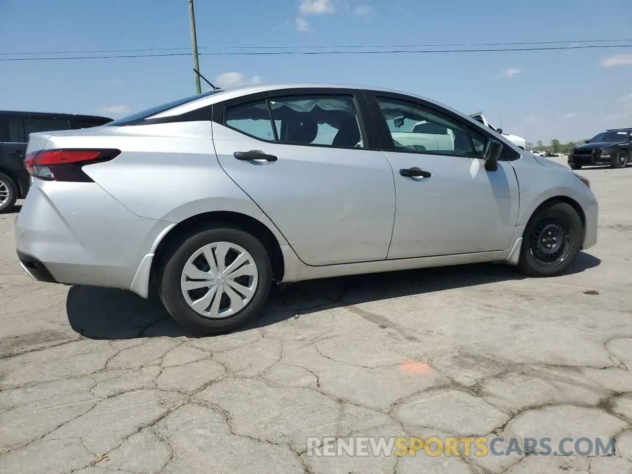 3 fotografías del automóvil dañado 3N1CN8DV4PL850460 NISSAN VERSA 2023
