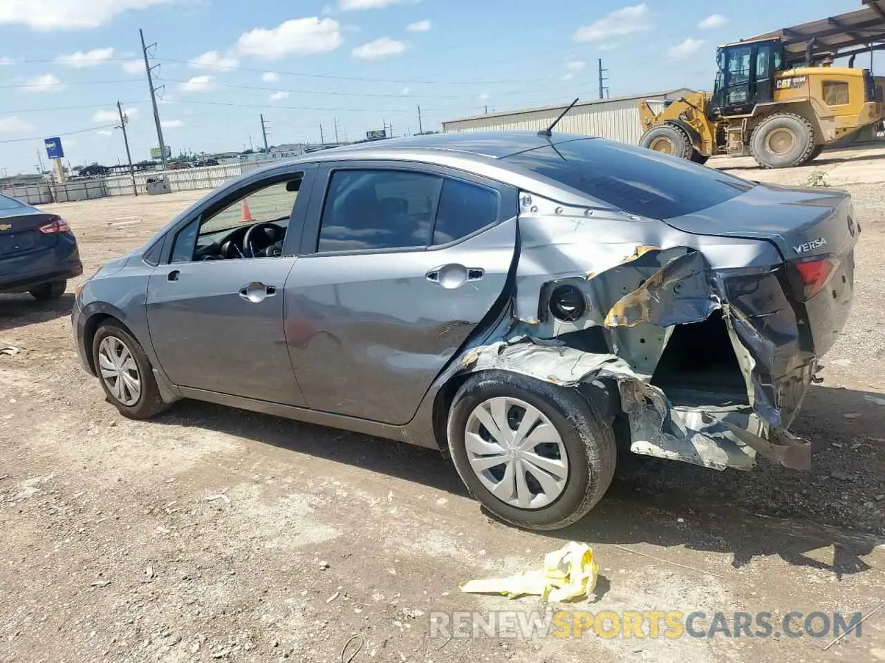 2 fotografías del automóvil dañado 3N1CN8DV5PL852699 NISSAN VERSA 2023