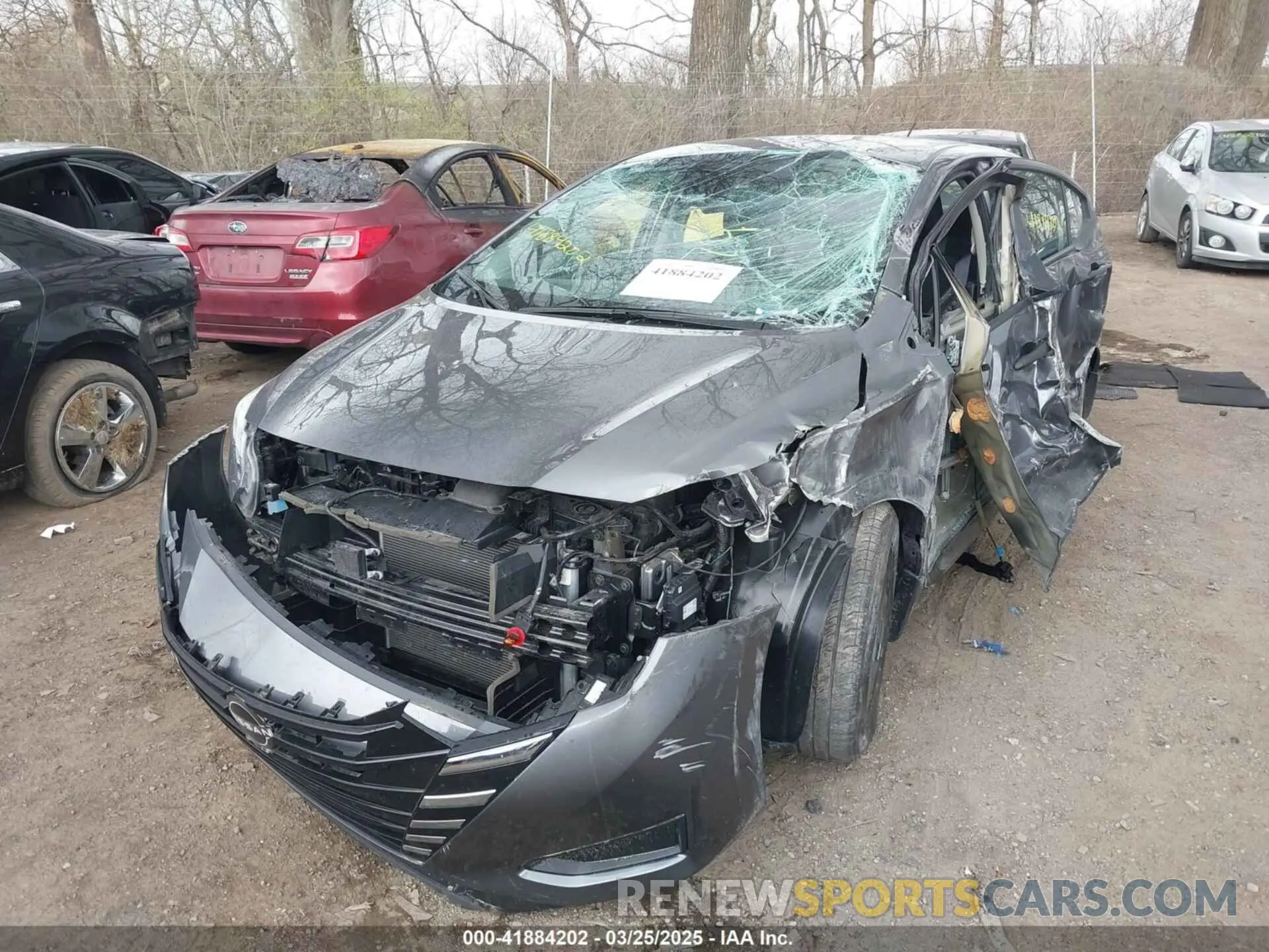 2 fotografías del automóvil dañado 3N1CN8DV5PL861385 NISSAN VERSA 2023