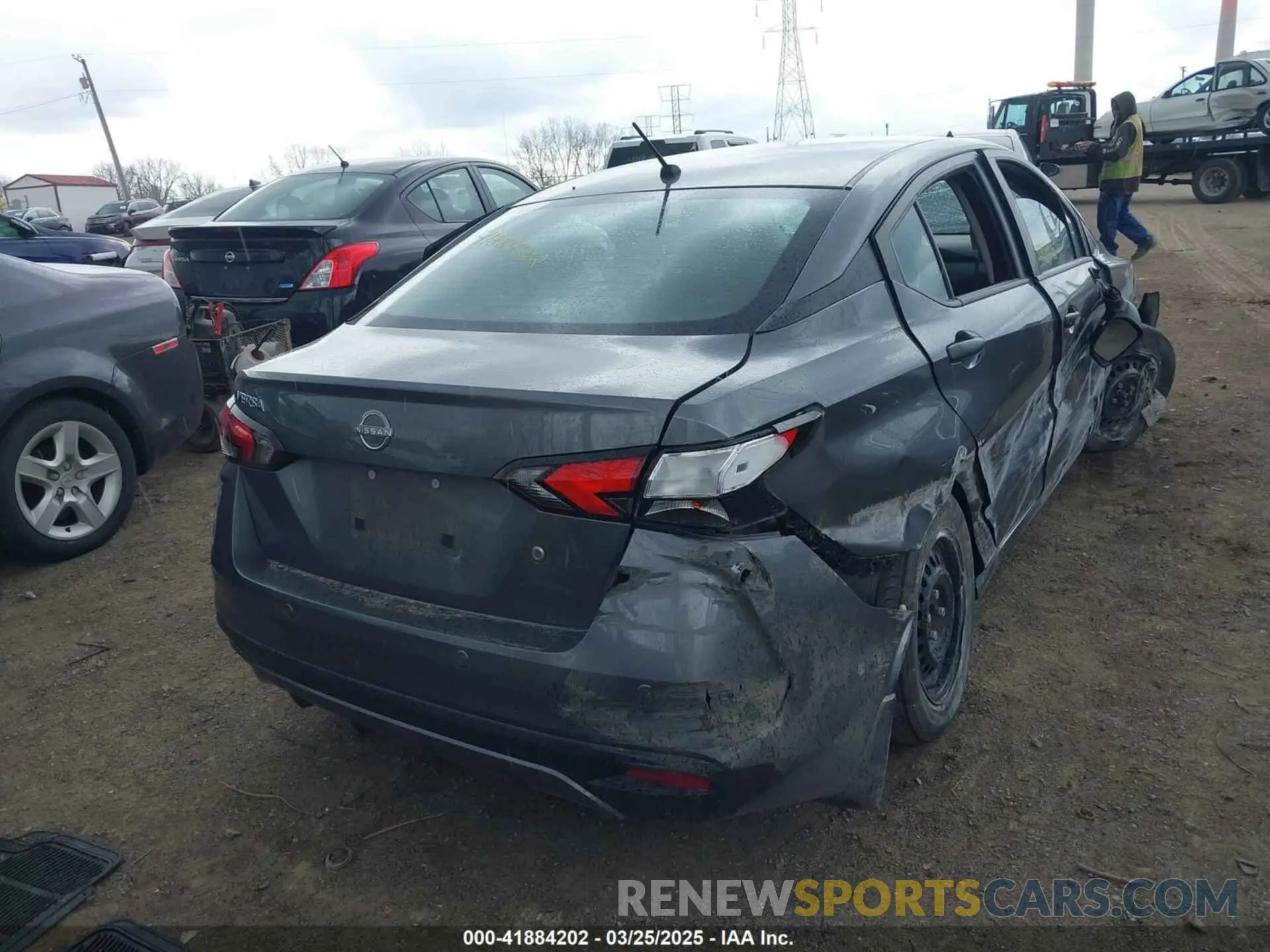 4 fotografías del automóvil dañado 3N1CN8DV5PL861385 NISSAN VERSA 2023