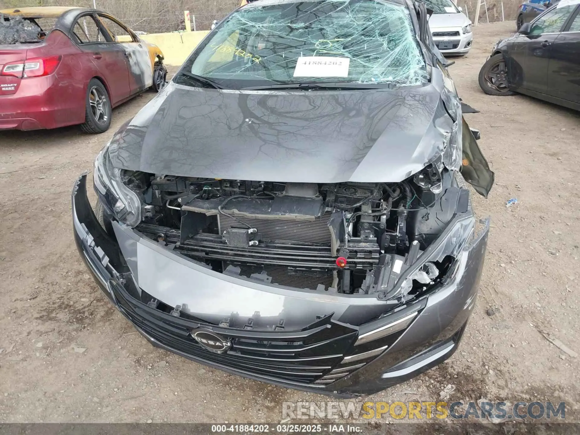 6 fotografías del automóvil dañado 3N1CN8DV5PL861385 NISSAN VERSA 2023