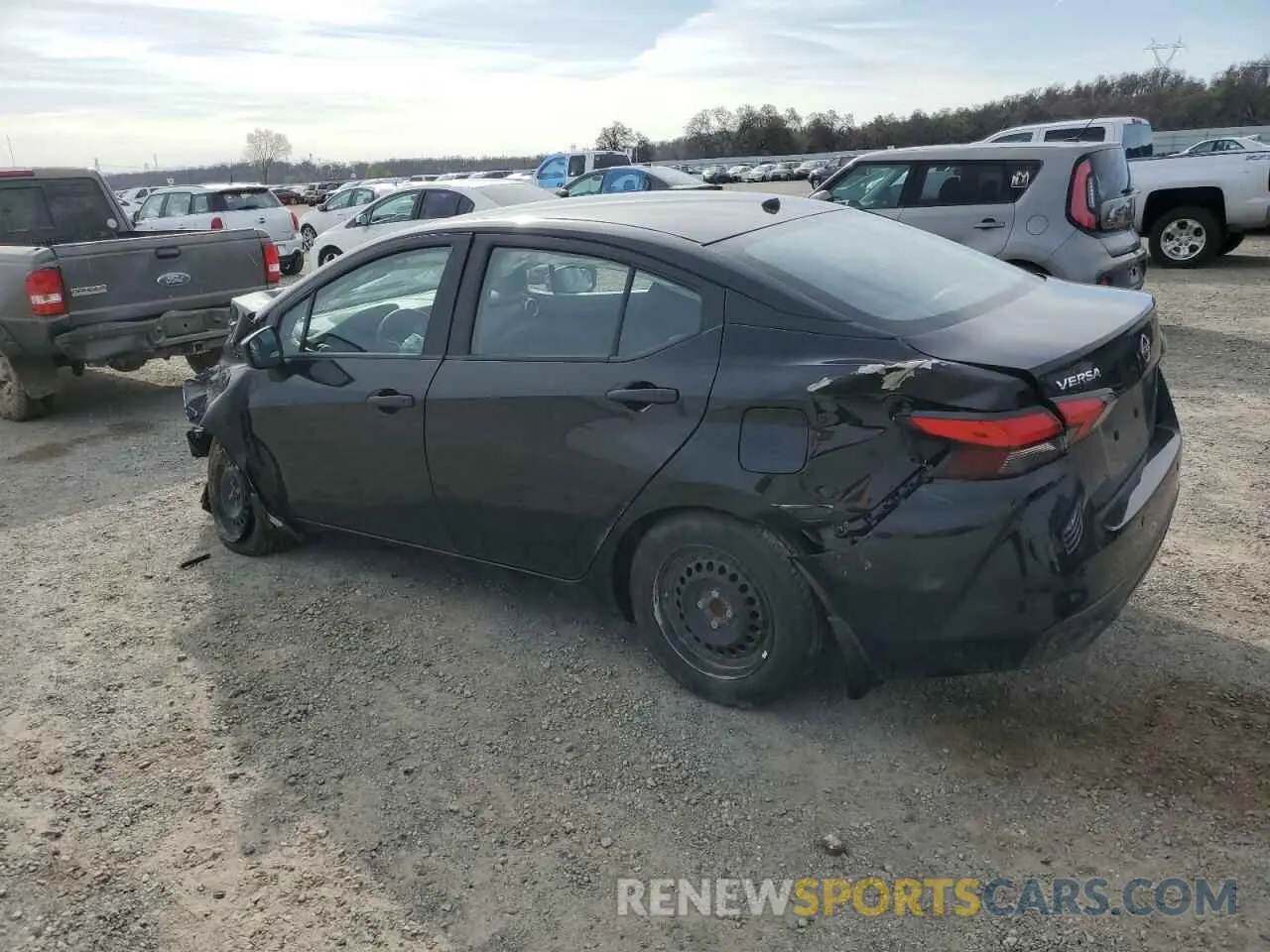 2 fotografías del automóvil dañado 3N1CN8DV7PL851425 NISSAN VERSA 2023