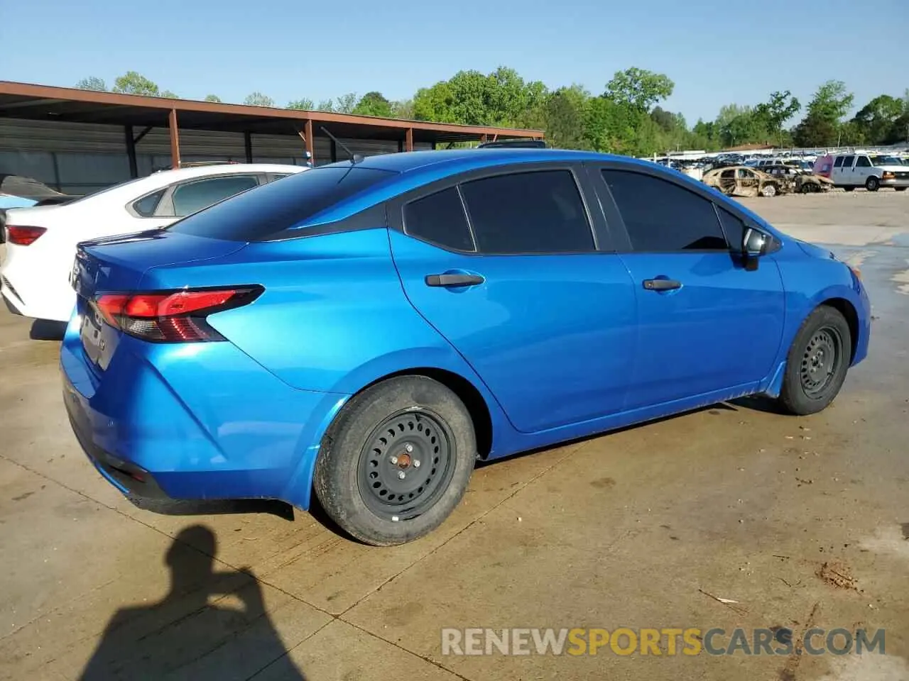 3 fotografías del automóvil dañado 3N1CN8DV9PL833010 NISSAN VERSA 2023